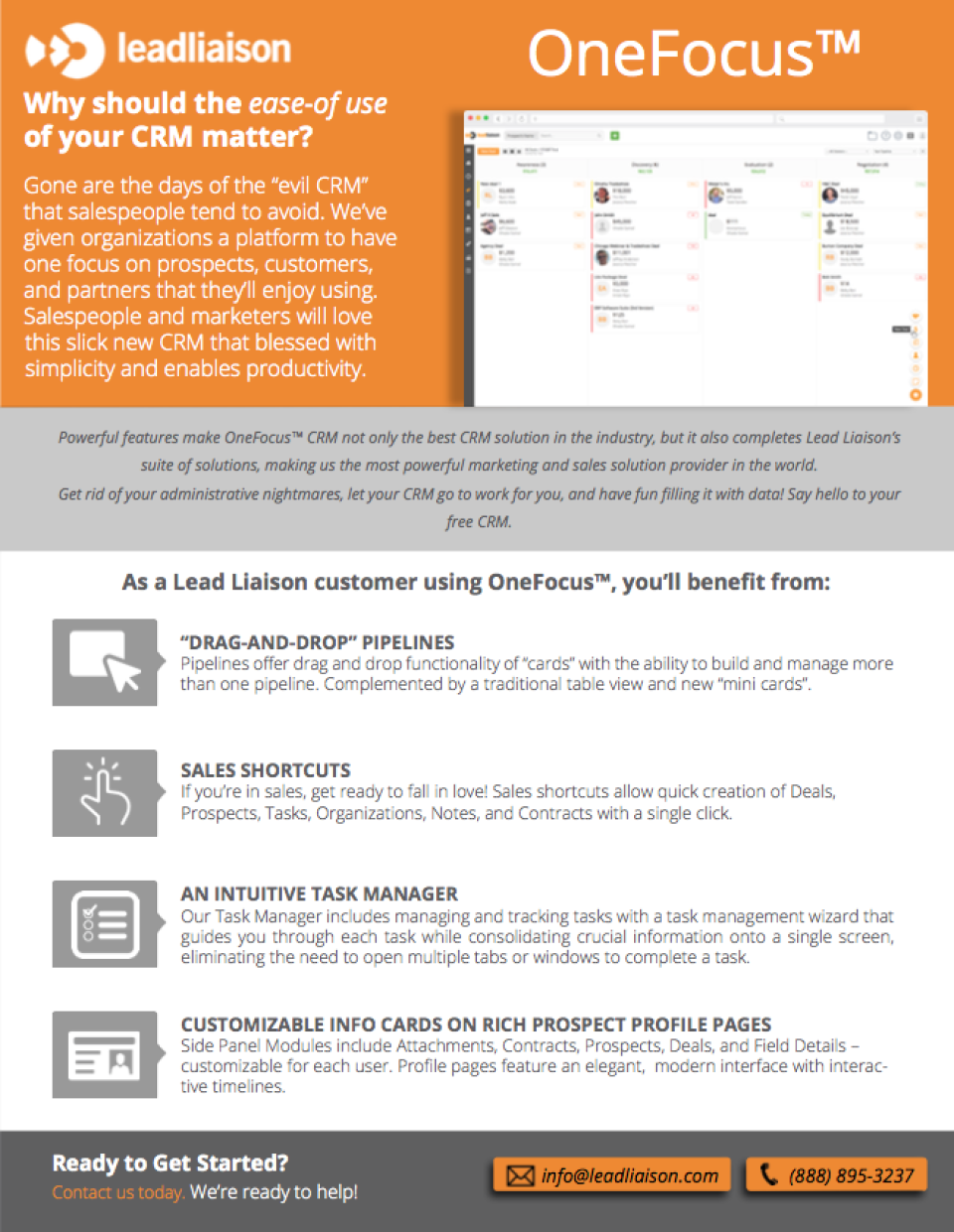screenshot of Lead Liaison